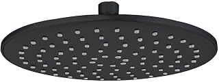 Fause Tepe Duş Başlığı Oval Ø23 cm KTD121 (Siyah)