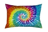 EKOBLA Colorful Tie Dye Pattern Pillowcases Pillows Covers Cases Bedroom Decor Decoration Rectangle Two Sides Printed 20x30 Inch Hotel,Cafe,Car,Sofa Throw Pillow Case Cushion Cover