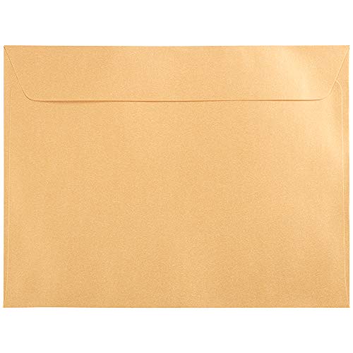 JAM Paper 9x12 Gold Stardream Envelopes (50/Pack)