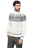 pull jacquard homme a tricoter Design scandinave avec motif caractéristique Fair-Isle
