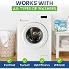 Washing Machine Cleaner Tablets 24 Pack Deep Cleaning Descaler for HE, Front & Top Load Washers Septic Safe, Eco-Friendly Freshener, Helps Maintain a Clean Drum 12 Month Supply