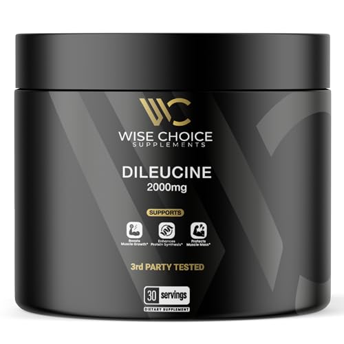 Wise Choice Dileucine Peptide Supplement Powder | 2000mg Leucine Peptide for Muscle Growth & Recovery | Supports Protein Synthesis | 30 Servings
