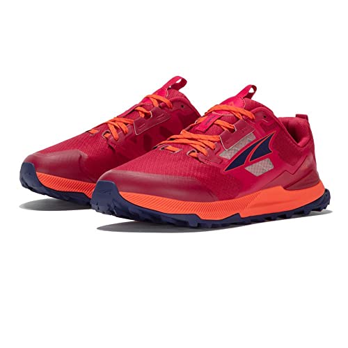 ALTRA Women's Lone Peak 7 Trail Running Shoe, Dark Red, 9
