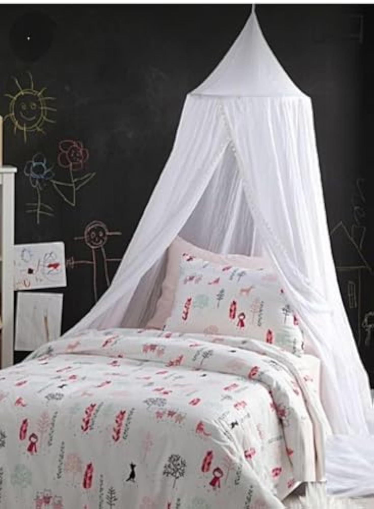 Portable Double Bed Round Ceiling Hung Mosquito Net