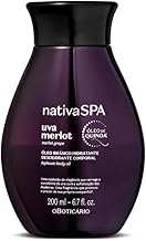 O Boticário Nativa SPA Uva Merlot I Perfumed Moisturizing Body Oil I Vegan Moisturizing Body Lotion I 400ml