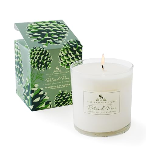 Soap & Paper Factory Roland Pine 9.5 oz Large Soy Candle