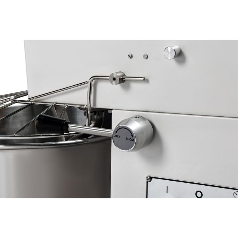 Pétrin 20 L Cuve Fixe et Tête Relevable - 1 Vitesse