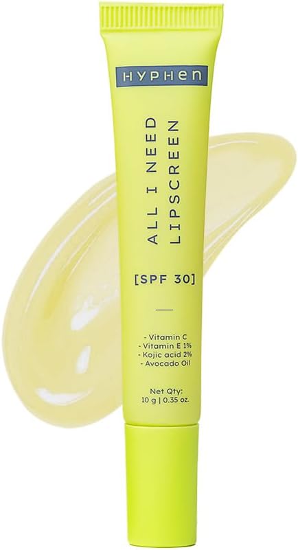 All I Need Lipscreen with Spf 30 & 2% Kojic Acid -Moisturizing, Sun Protection|Smooth Lips, Tan Removal for Women and Men|Lip Balm Spf|Chapped Dry Lips | Peptide|Vegan,Sls & Paraben-Free -10 Gm