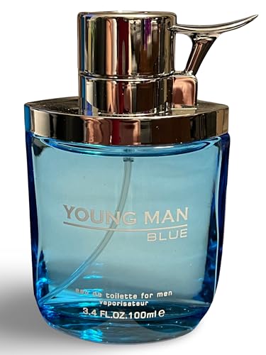 Secret Plus YOUNG MAN BLUE Eau de Toilette for Men - 3.4 Fl Oz
