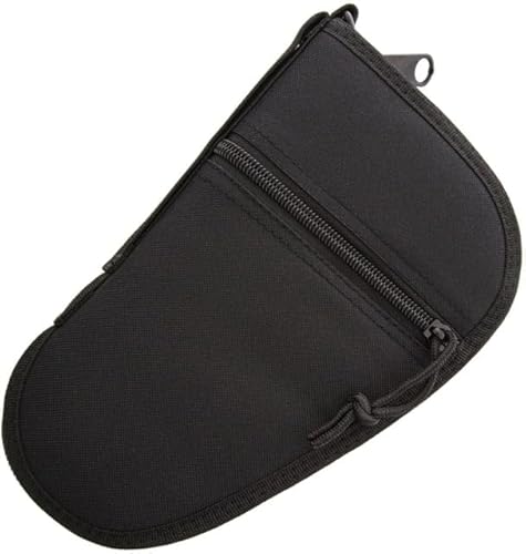Carry All Pistol Case 9.5in, Condura, Black, Velveteen Lining, Zipper Closure, P0235-9-5-AC184