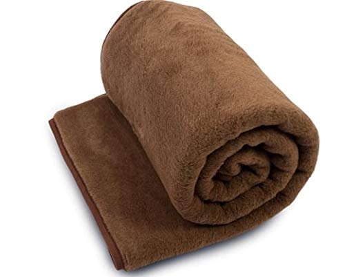 Couverture en laine naturelle 100 % laine mérinos roi 200 x 200 cm en laine de chameau vierge Elegance Light poils de chameau Nouvelle-Zélande. Couverture de chameau parfaite pour les cadeaux