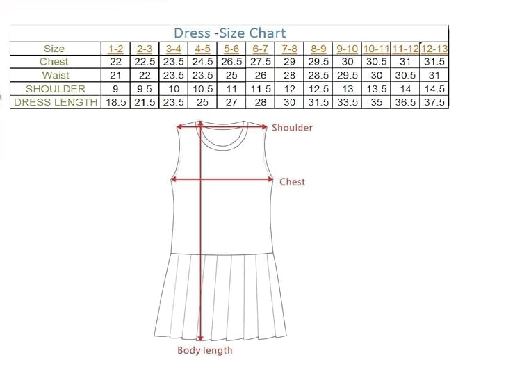 Image of TAGAS Baby-Girl's Georgette Fit and Flare Knee-Length Dress