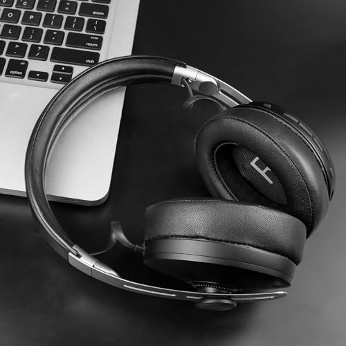 Almohadillas para auriculares SOULWIT de piel de cordero, reemplazo para Sennheiser Momentum 3 inalámbricos con cancelación de ruido, cojines suaves con aislamiento acústico y espuma viscoelástica - Negro miniatura 6