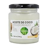 Aceite de Coco Desodorizado bio 200 ml Naturitas | Sin Gluten | Sin olor | Ideal para todo tipo de uso