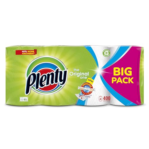 Plenty White Kitchen Roll 4 rolls (Pack of 1)