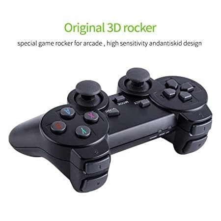 New 4k tv** Video Game Wireless Retro Game Console, Plug and Play Video Game Stick Built in 20000+ Games,9 Classic Emulators, High Definition HDMI Output for TV with Dual 2.4G Wireless Controllers 2