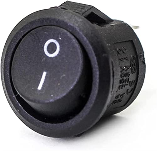 Bouton d'interrupteur d'alimentation rond et compact 16 mm avec 2 broches - 4