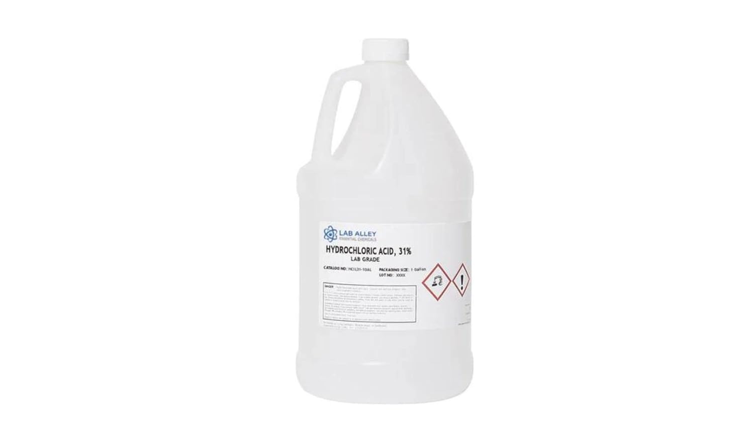 Hydrochloric Acid 31, Lab Grade 1 Gallon Industrial & Scientific