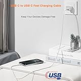 240W USB-C Charge Cable 2m, 6ft USB C to USB C Cable, Fast Charging Cord for Macbook Pro/Macbook Air, iPad Pro 12.9/11, iPad Air 5th/4th, Mini 7th/6th, iPad 10th, iPhone 17/16/15/16e/Pro Max/Plus Lead - Image 7