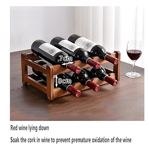 Soporte para Botellas de Vino de Madera Maciza 4 Niveles miniatura 5