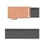 Rose Gold / Gray Leather