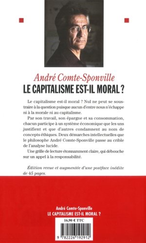 Le capitalisme est-il moral ?: Sur quelques