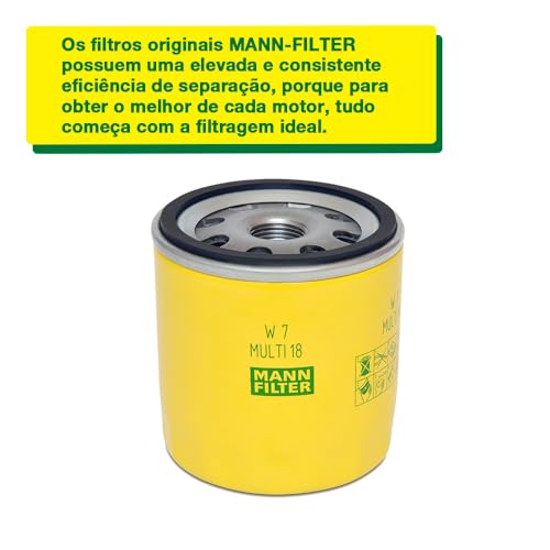 Original MANN-FILTER Filtro do Óleo W7MULTI18