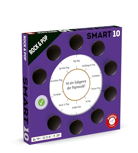 Piatnik Smart 10 Zusatzfragen Rock & Pop Lila