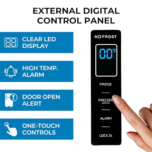 Image of Kenmore Upright freezer-Convertible Refrigerator / Freezer, 4 Shelves, Garage Ready, Meat Storage, Auto Defrost, Congelador For Home, Apartment, Cottage, Basement, Dorm, 21.0 Cubic Feet Capacity White