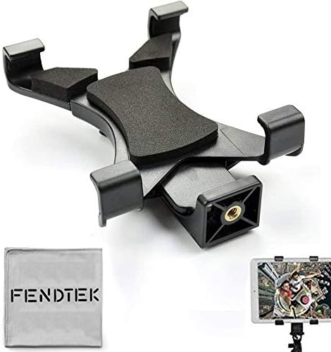 FendTek Universal Tablet Tripod Mount for iPad, iPad Air, Air 2,iPad Mini,Samsung Galaxy Tab, and Many More Tablets. Plus Microfiber Cleaning Cloth