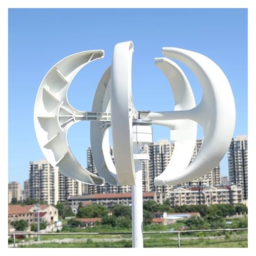 Mppt Controlle ���t���Ă���c�̕��̓^�[�r�� 2000W 12V 24V 48V �i�v���Δ��d�@ �ƒ�p���H�{�[�g�p(White,With pwm controller,12V)