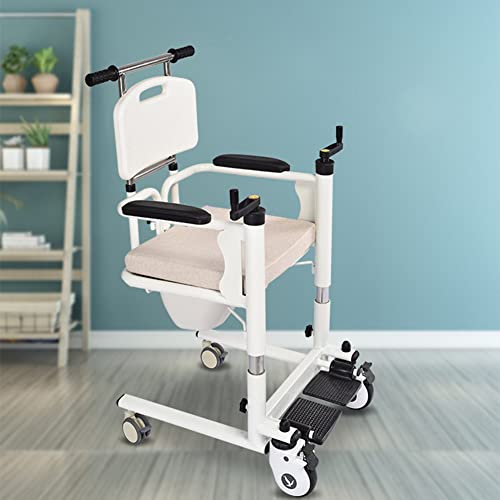 Preisvergleich Produktbild Multifunktionaler Lifter, Transportabler Patienten-transferrollstuhl, Homelift-badezimmerrollstuhl, Um 180° Nach Hinten Zu öffnender, Geteilter Sitz A