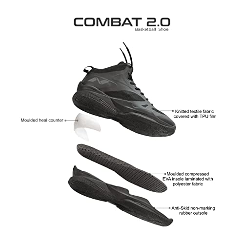 NIVIA - - Step Out & Play 1171BK11 Mesh Combat 2.0 Basketball Shoes - Image 3