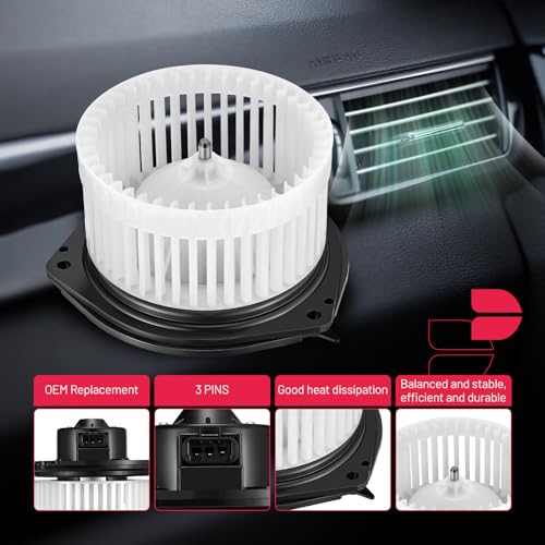Image of BDFHYK AC Heater Blower Motor Fan 700110 Compatible with Buick 02-05 Lesabre,Compatible with Cadillac 02-05 DeVille,03-04 Seville,02-03 Aurora,02-05 Bonneville,HVAC Blower Motor Assembly 89018521