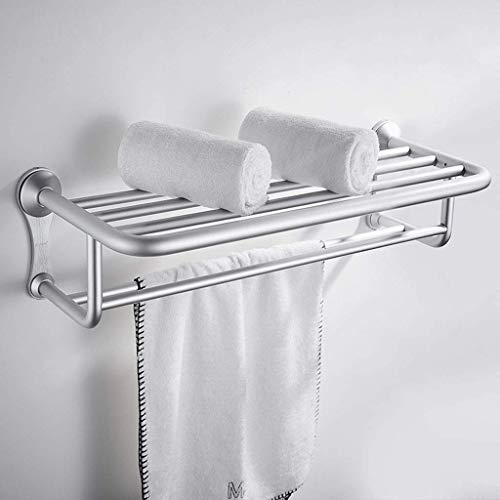 Rangement douche multifonctionnel en aluminium brossé ultra résistant