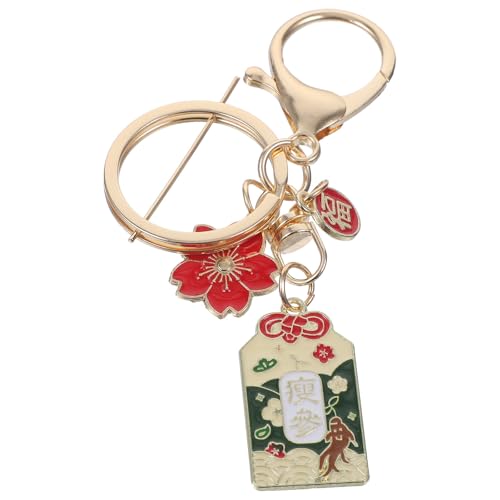 KESYOO Japanese Omamori Charm Good Luck Charms Keychains Fengshui Pendant Key Ring Car Bag Keychain for Education Love Safety Wealth
