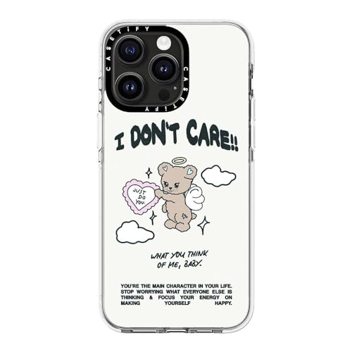 CASETiFY Clear iPhone 15 Pro Max Case [Not Yellowing / 6.6 ft. 3X Military Grade Drop Protection/Magsafe] - Angel Bear - Clear by CASETiFY - Image 4