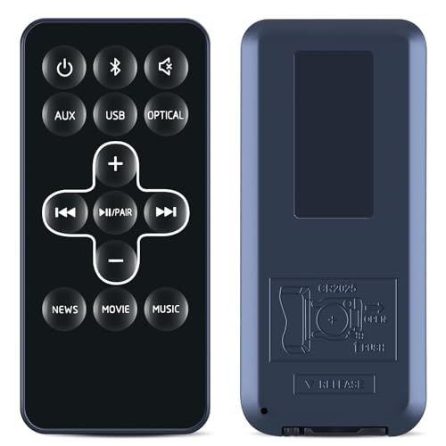 Image of TCNOUMT Replacement Remote Control intended for TCL 2.0 Channel Sound Bar