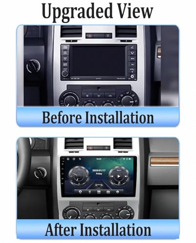Radio Coche 2 DIN Android Auto Chrysler 300C 2004-2011 Pantalla Táctil 2