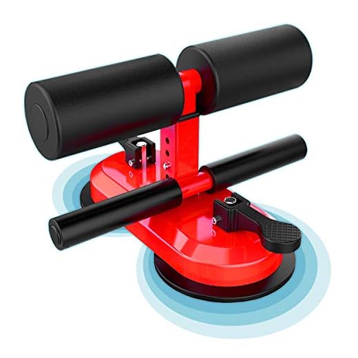 Multifunction Sit Up Bar,Portable Sit Up Assistant Equipment,Upgraded 2 Suction Cups and 4 Adjustable Positions,Household Fitness Exercise Device for Muscle Training Body Building Home Work Travel