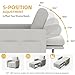 DWVO Convertible Sleeper Chair, 3-in-1 Sofa Bed with Reclining Backrest, 75