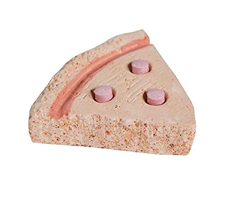 Image of Penn-Plax Tweet Eats: Pizza Tweets a€ inch Nutritious and Tasty Mineral Chew a€ inch Safe for All Birds a€ inch Keeps Beaks Trim and Conditioned a€ inch 1 Piece (Pack of 4)