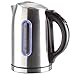 Produktbild Waves WK-106817 Edelstahl-Wasserkocher mit LED Display und Temperatur-Einstellung 2200 Watt