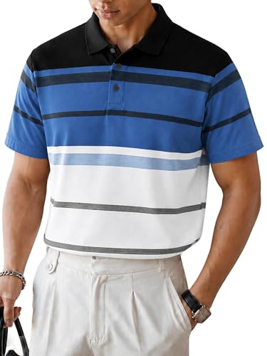 Image of Noble Monk Men's Regular Fit Polo Neck T-Shirt | Half Sleeve