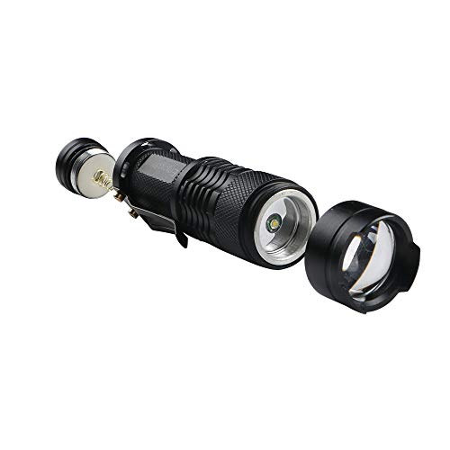 Mini torcia a LED, super luminosa, 1200 lumen, con...