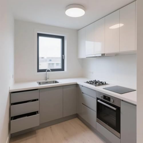 Prefabricated Tiny Home for Sale, 20ft Expandable Customized Container House with 2 Bedrooms, Kitchen and Bathroom, Portable Modular Foldable Tiny House to Live in for Adults for Office and Camping - Image 5