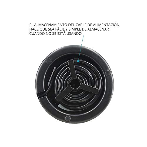 TM Electron TMPCG001 molinillo eléctrico para todo tipo de granos de café, cuchillas de acero inoxidable, cubierta… - Imagen 7