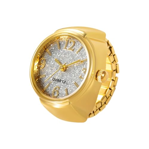 時計 指輪 高精度 ミニクォーツ アナログ 指輪ウォッチ 小型アナログ 防水 数字文字盤 タイミング時計 鏡面研磨加工 ユニバーサル 誕生日 卒業式 バレンタインデー プレゼント