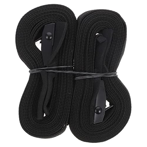 HEMOTON Straps Ratchet Roof Straps Polyester Lashing Trailer Tie Down Car Luggage Bind Belt 600 Lb. Break Strength