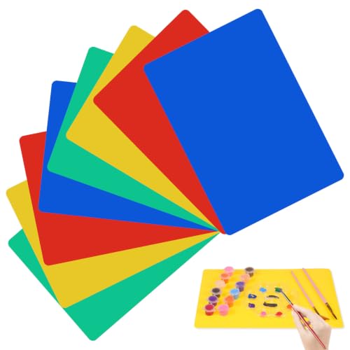 DIYEAH 8 Alfombrillas de Arcilla Polimérica para Manualidades, Reutilizables y Ligeras, Hechas de Plástico, Ideales Actividades Creativas